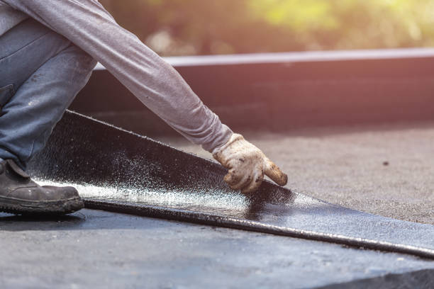 Professional Basement Waterproofing technician working in North Judson, IN